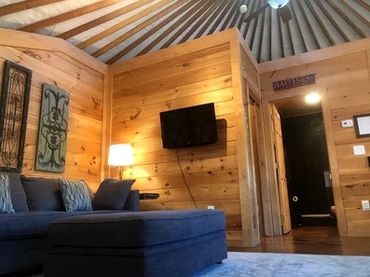 Glamping Yurt Destination with Stunning Views of the Appalachian Trail in North Carolina