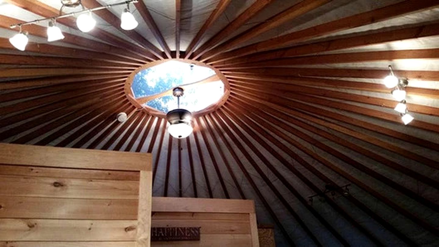 Glamping Yurt Destination with Stunning Views of the Appalachian Trail in North Carolina