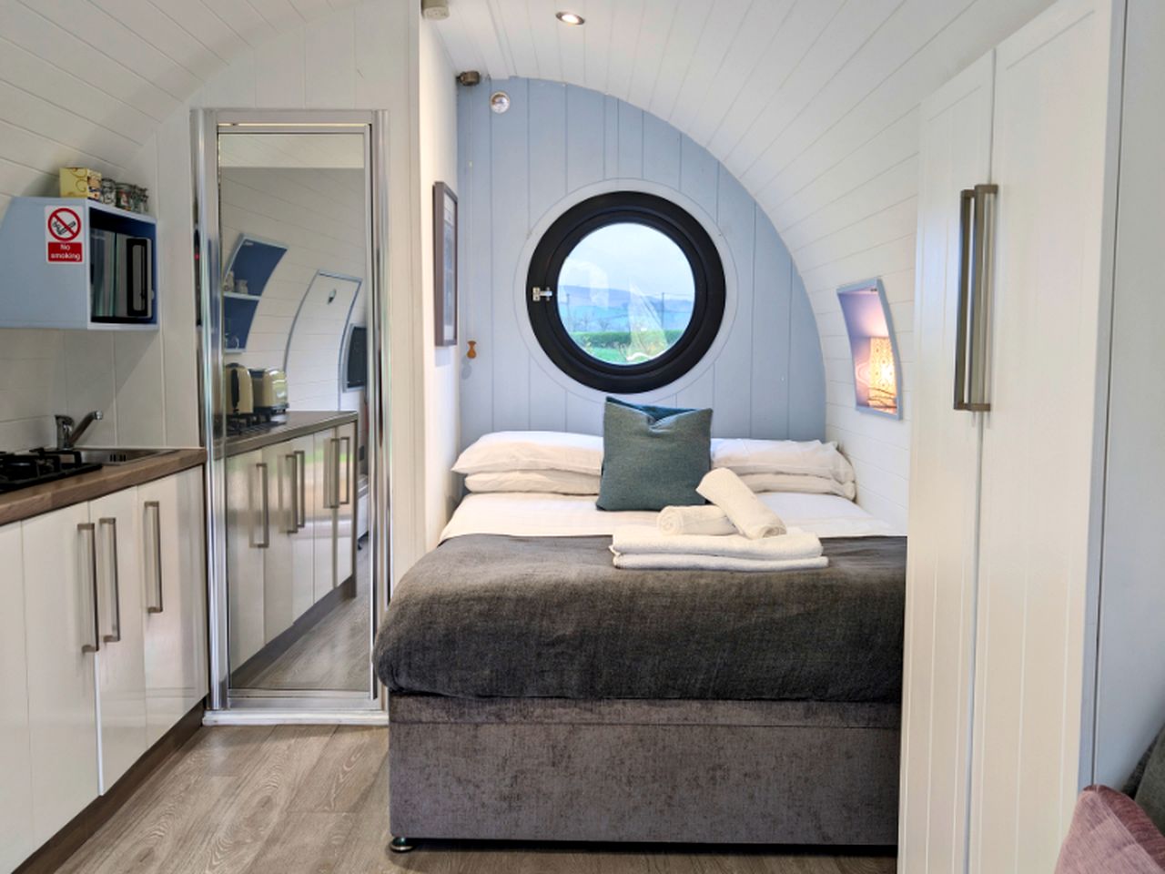 Glamorous Getaway in Wales: Indulge in Luxury Under Open Skies in this Charming Pod