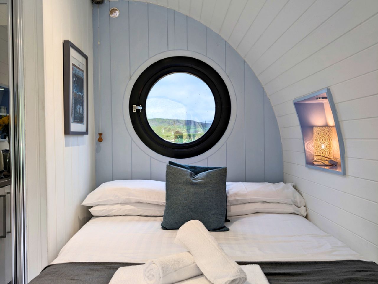 Glamorous Getaway in Wales: Indulge in Luxury Under Open Skies in this Charming Pod