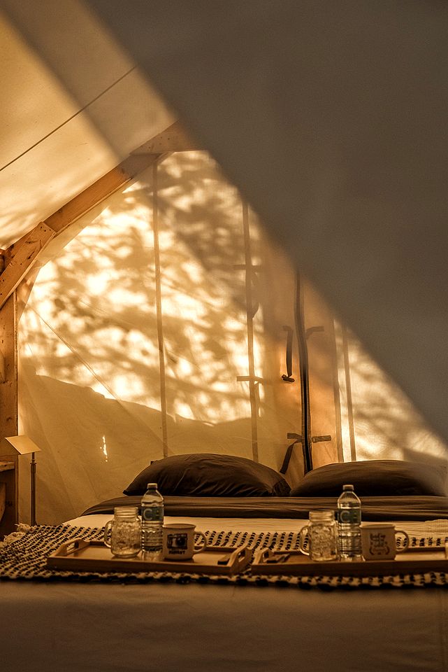 Serene Safari Tent Nestled in the Woods in Columbia-Shuswap, British Columbia