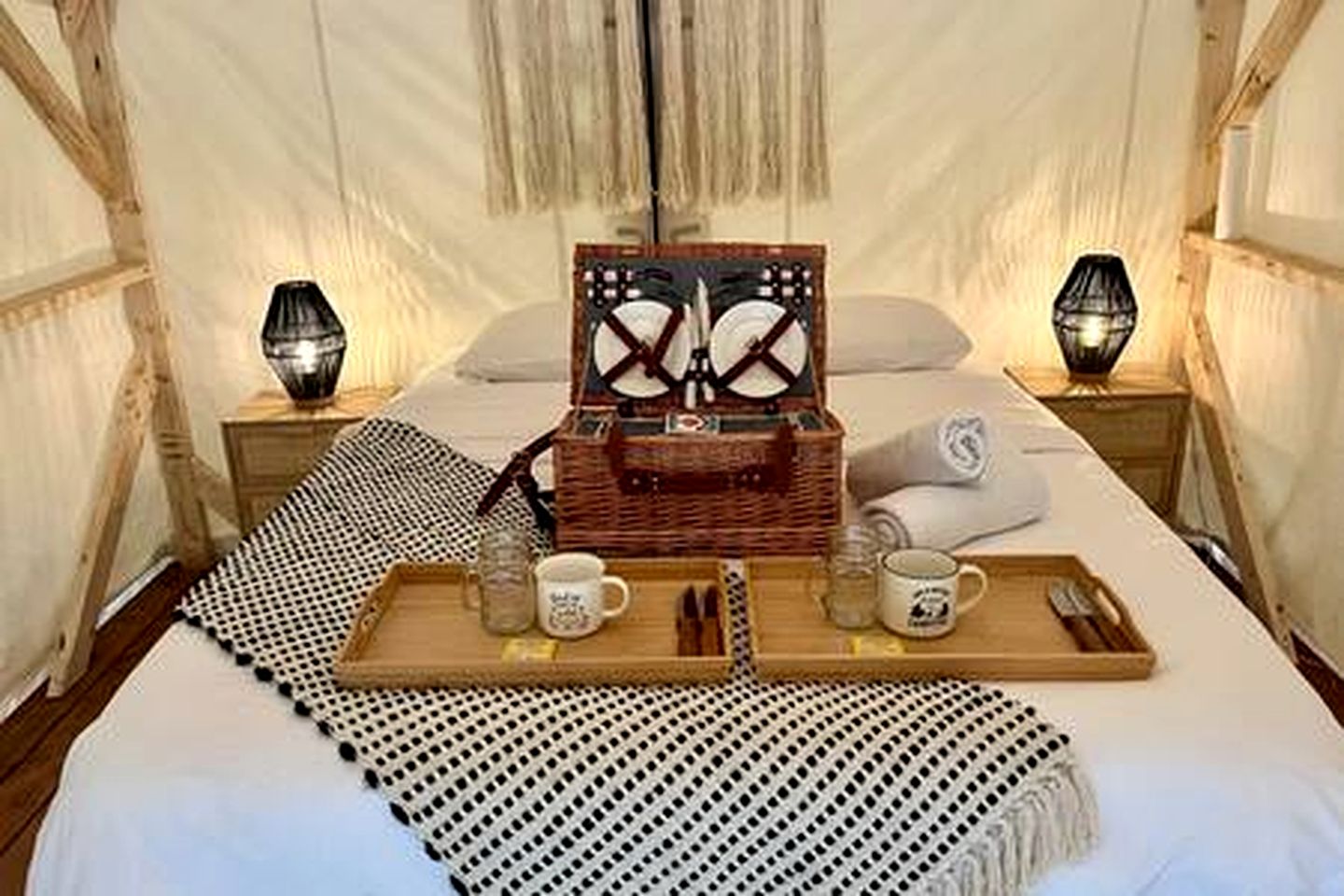 Tranquil Safari Tent with Outdoor Shower in Columbia-Shuswap, British Columbia
