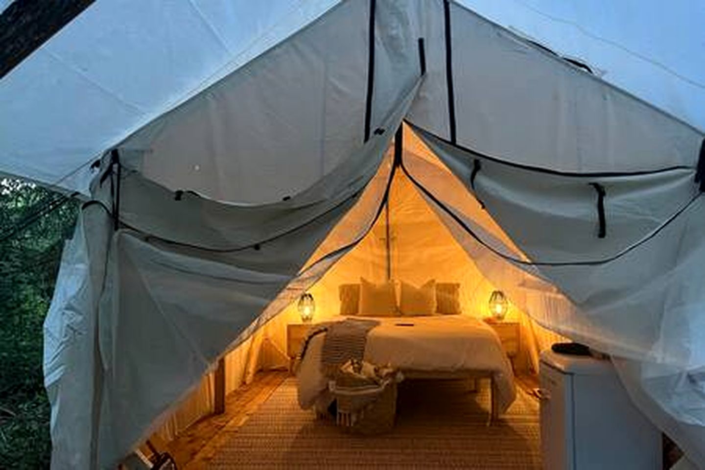 Tranquil Safari Tent with Outdoor Shower in Columbia-Shuswap, British Columbia