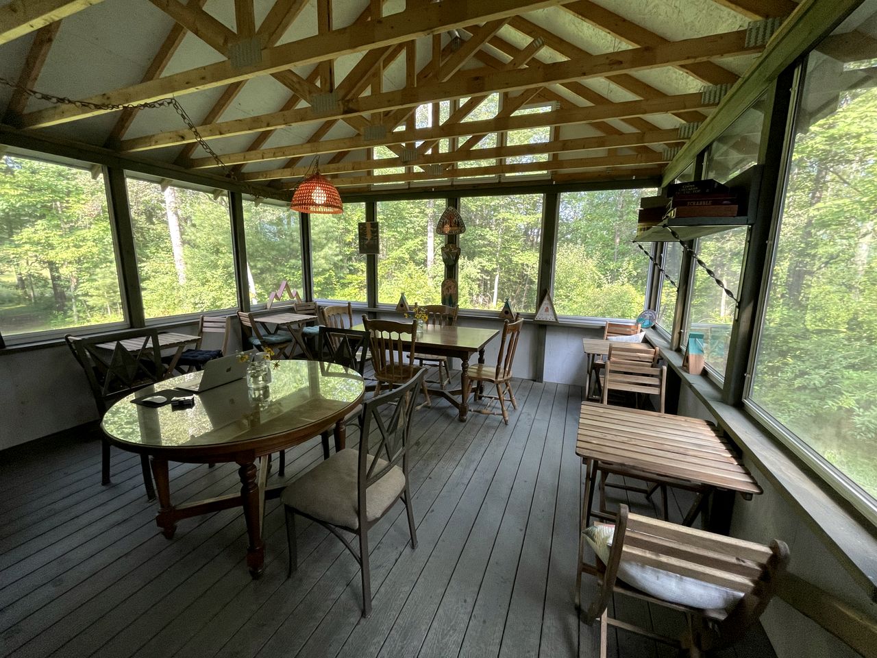 Spacious Group Glamping Site with Safari Tents, BBQ Gazebo, Fire Pits, Forest Trails in Broadalbin, New York