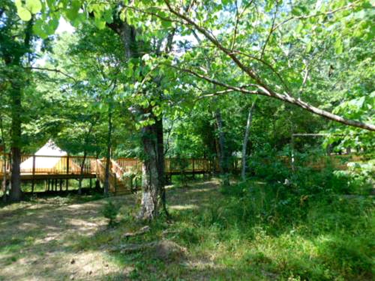 Secluded Bell Tent for a Camping Getaway near Broken Bow in Oklahoma