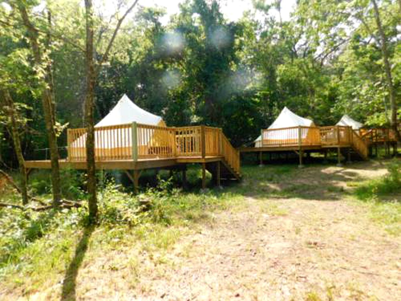 Cozy Bell Tent for Fun-Filled Getaway near Beavers Bend State Park, Oklahoma