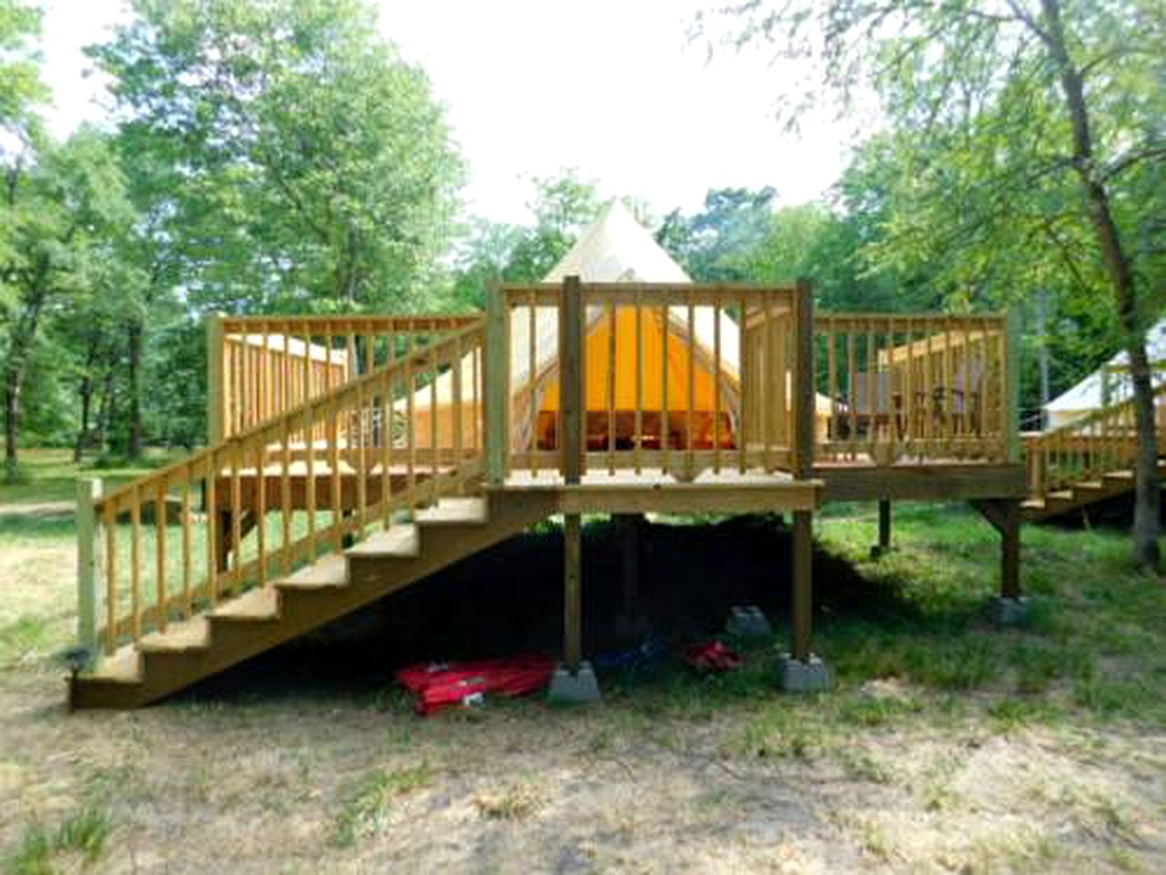 Romantic Getaway in a Bell Tent near Beavers Bend State Park, Oklahoma