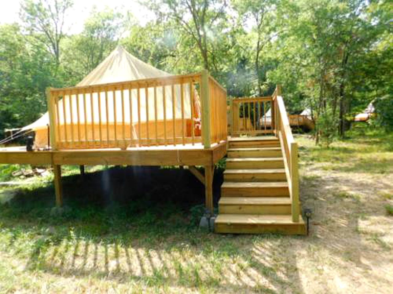 Romantic Getaway in a Bell Tent near Beavers Bend State Park, Oklahoma