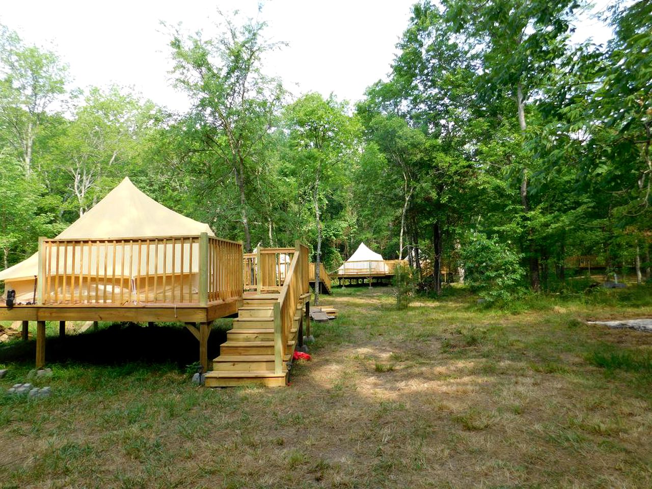 Romantic Getaway in a Bell Tent near Beavers Bend State Park, Oklahoma