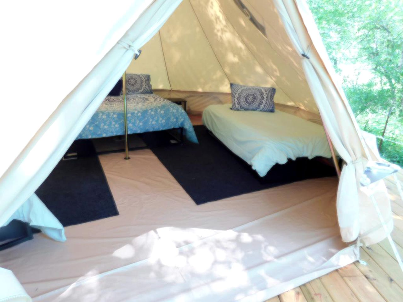 Amazing Bell Tent for a Relaxing Getaway near Beavers Bend State Park, Oklahoma