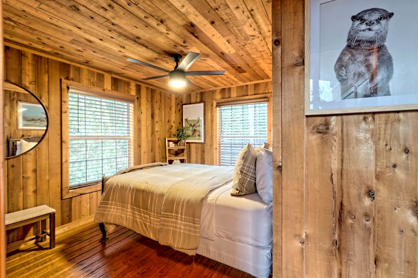 Glamping in this Amazing Waterfront A-Frame with Outdoor Kitchen and Fire-Pit near Helen, GA