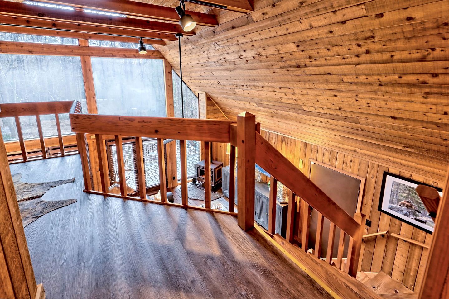 Glamping in this Amazing Waterfront A-Frame with Outdoor Kitchen and Fire-Pit near Helen, GA