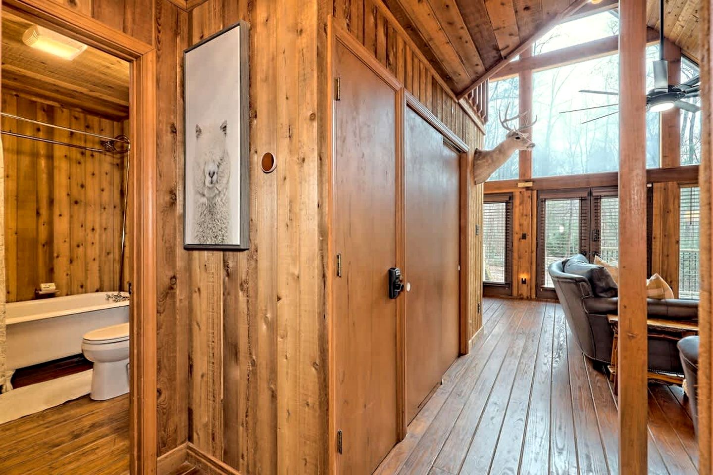Glamping in this Amazing Waterfront A-Frame with Outdoor Kitchen and Fire-Pit near Helen, GA