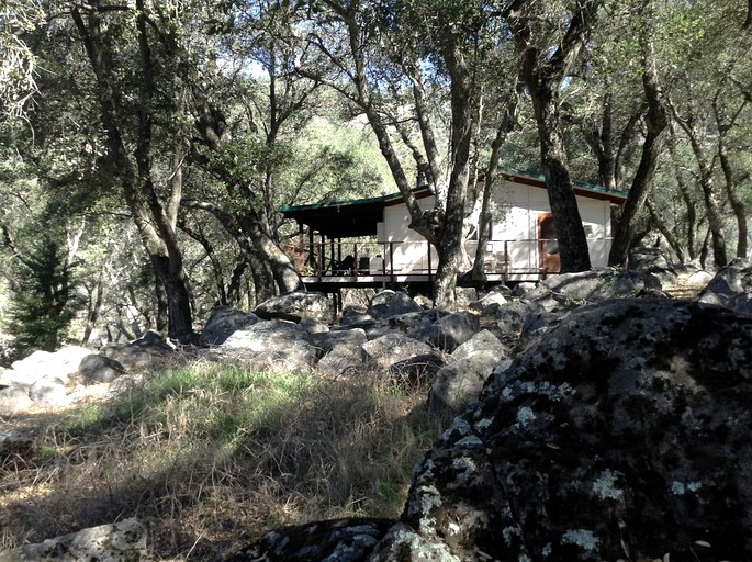 Cozy Bell Tent with Valley Views and Off-Grid Glamping near Palomar Mountain California
