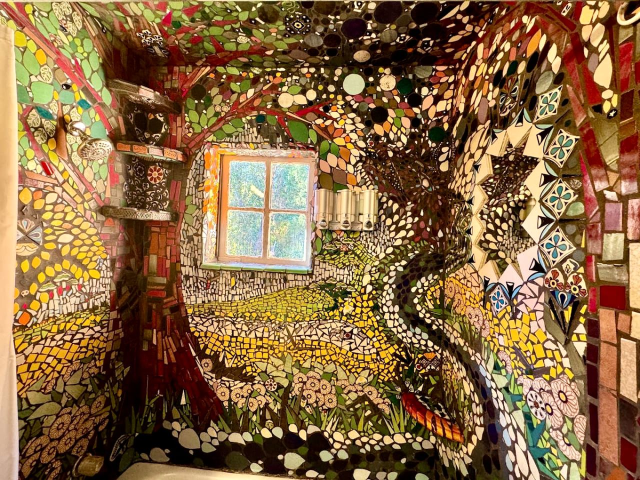 Artistic Garden Casita on Organic Farm in New Mexico