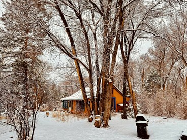 Artistic Garden Casita on Organic Farm in New Mexico