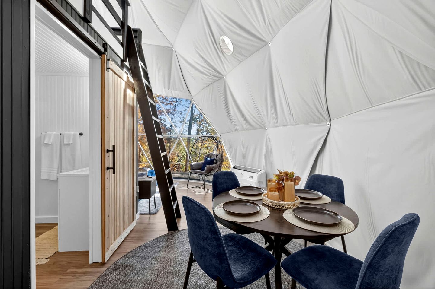 Luxe Stargazing Glamping Dome with Panoramic Views Near Lost River State Park, Wardensville WV