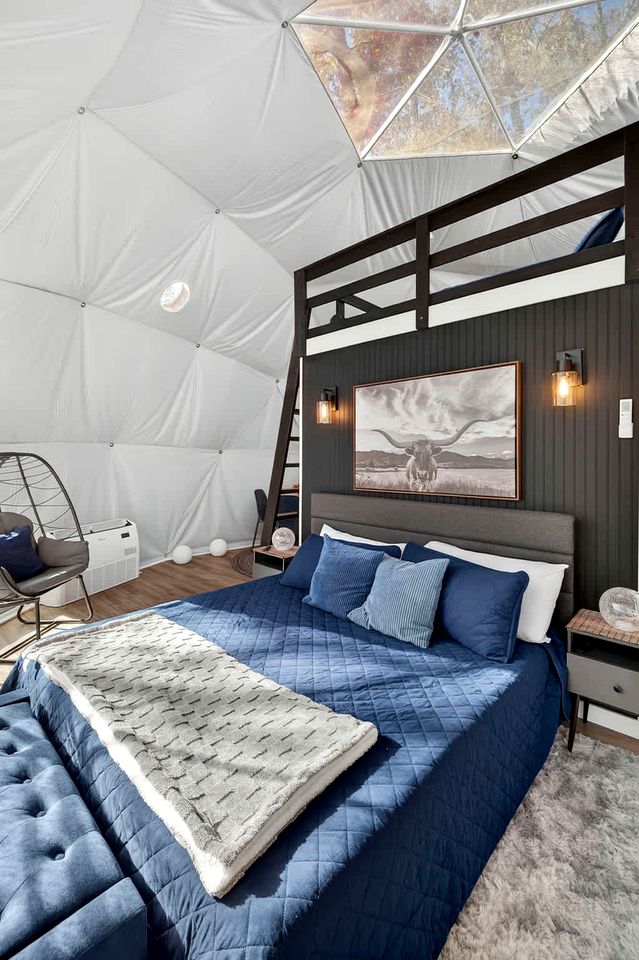 Luxe Stargazing Glamping Dome with Panoramic Views Near Lost River State Park, Wardensville WV