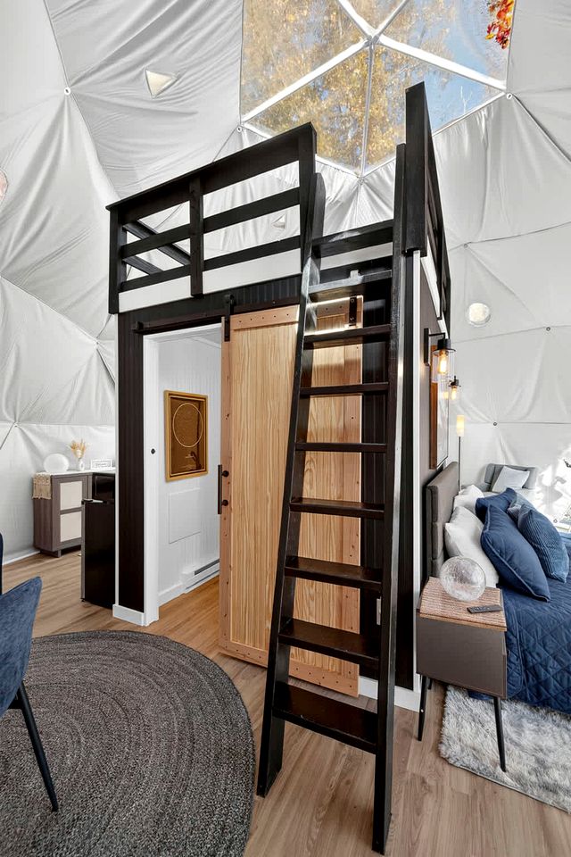 Luxe Stargazing Glamping Dome with Panoramic Views Near Lost River State Park, Wardensville WV