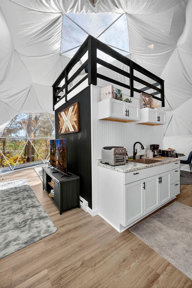 Luxe Stargazing Glamping Dome with Panoramic Views Near Lost River State Park, Wardensville WV