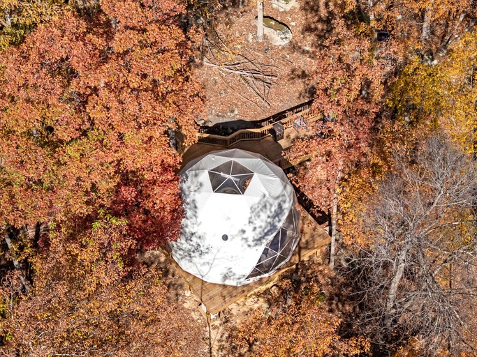 Luxe Stargazing Glamping Dome with Panoramic Views Near Lost River State Park, Wardensville WV