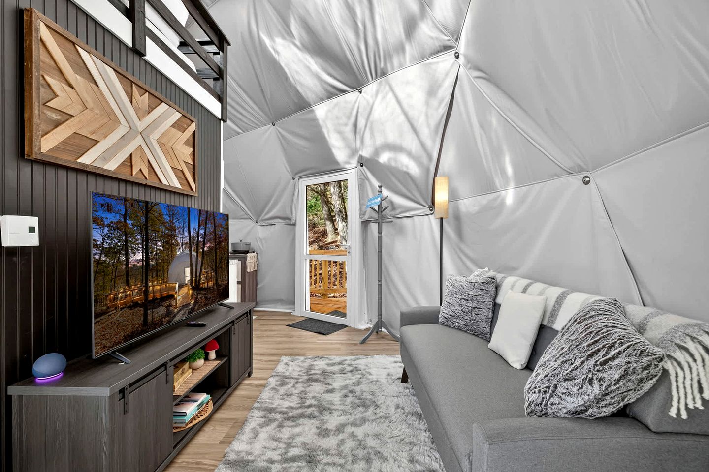 Luxe Stargazing Glamping Dome with Panoramic Views Near Lost River State Park, Wardensville WV