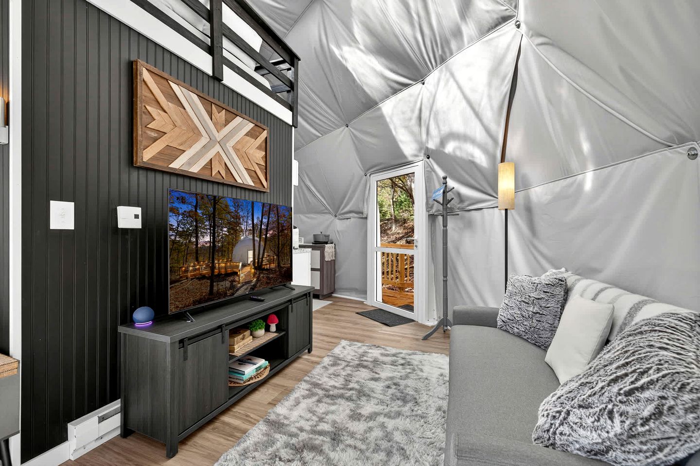 Luxe Stargazing Glamping Dome with Panoramic Views Near Lost River State Park, Wardensville WV