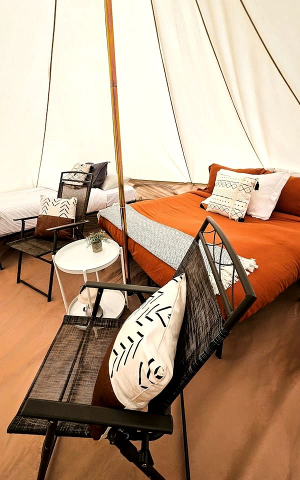 Beautiful Glamping Tent for an Unforgettable Family Escape near Canyonlands National Park in Moab, Utah