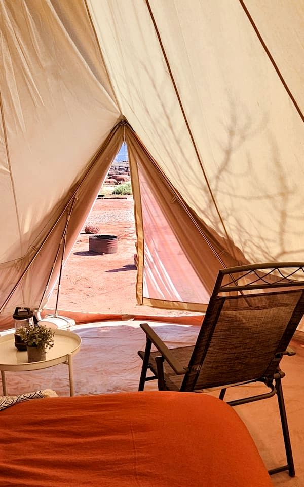 Beautiful Glamping Tent for an Unforgettable Family Escape near Canyonlands National Park in Moab, Utah
