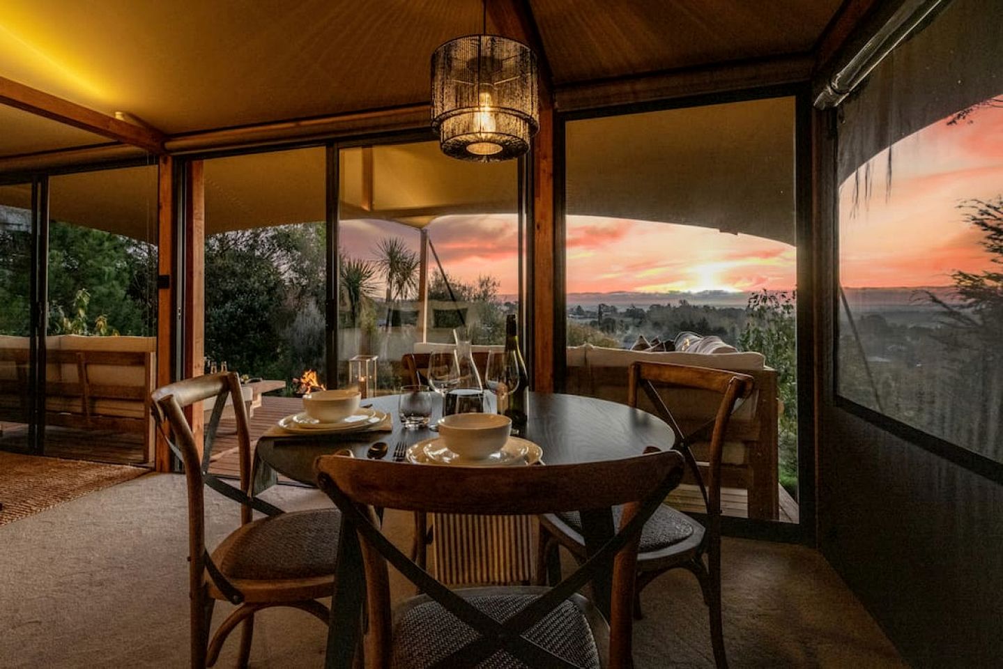 Glamping at its Finest in this Luxury Safari Tent in Havelock North, New Zealand