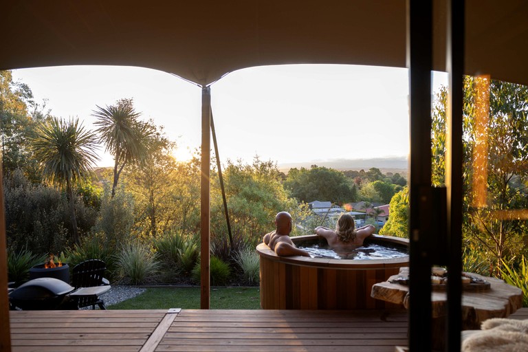 Safari Tents (New Zealand, Havelock North, North Island)