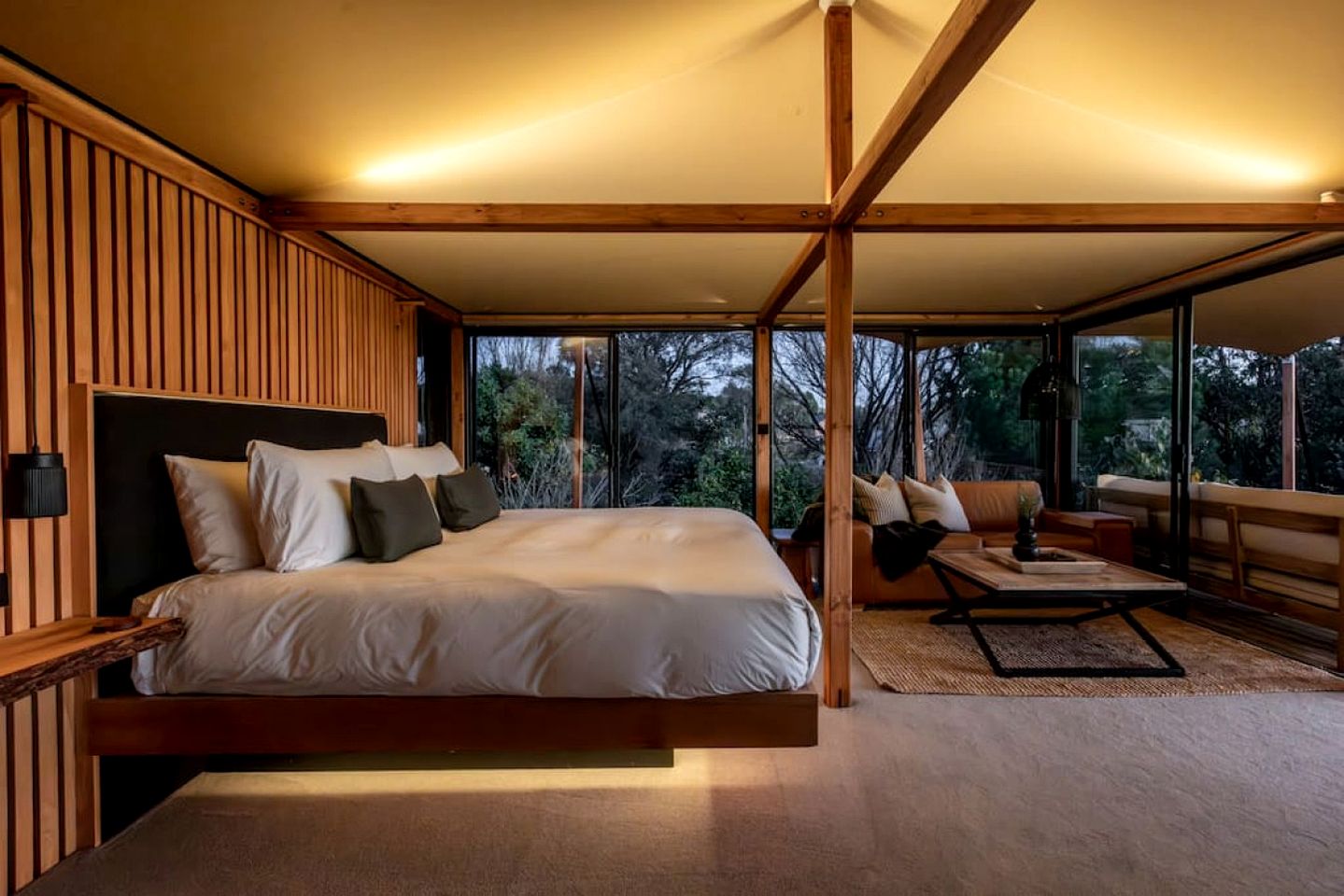 Glamping at its Finest in this Luxury Safari Tent in Havelock North, New Zealand