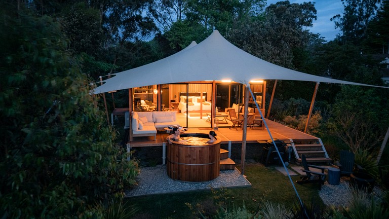 Safari Tents (New Zealand, Havelock North, North Island)