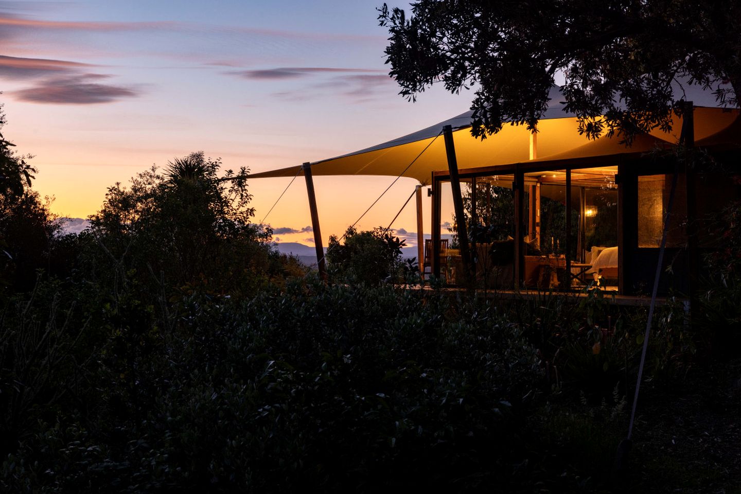 Glamping at its Finest in this Luxury Safari Tent in Havelock North, New Zealand