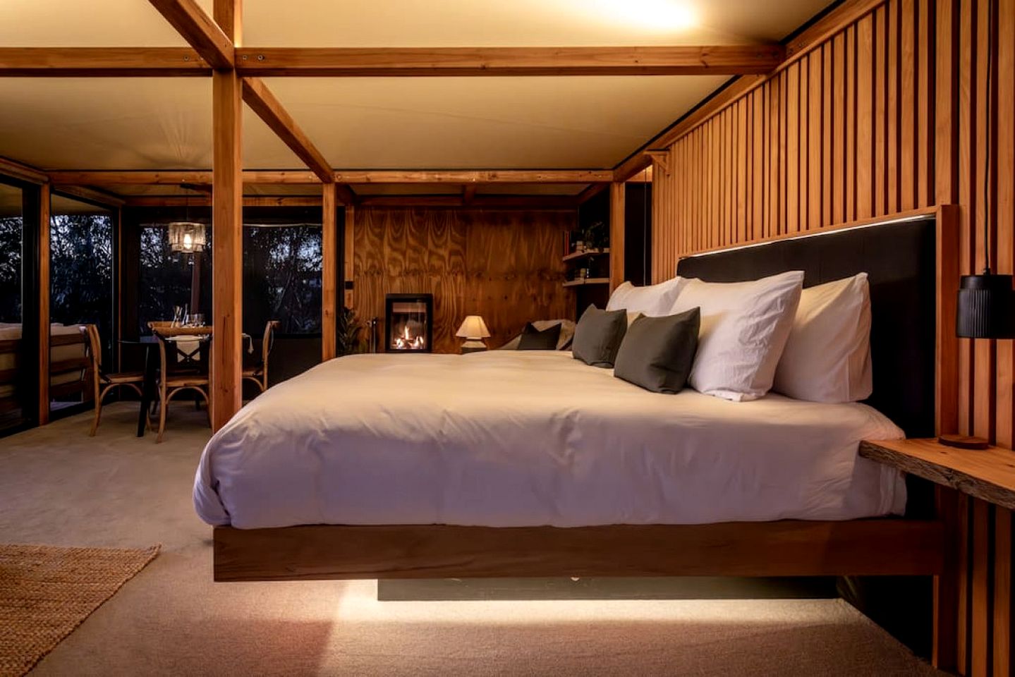 Glamping at its Finest in this Luxury Safari Tent in Havelock North, New Zealand
