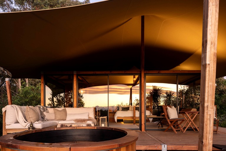 Safari Tents (New Zealand, Havelock North, North Island)