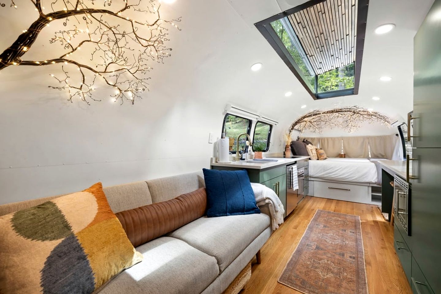 Glamping Getaway in Pisgah Forest in this Lovely Airstream Rental in North Carolina