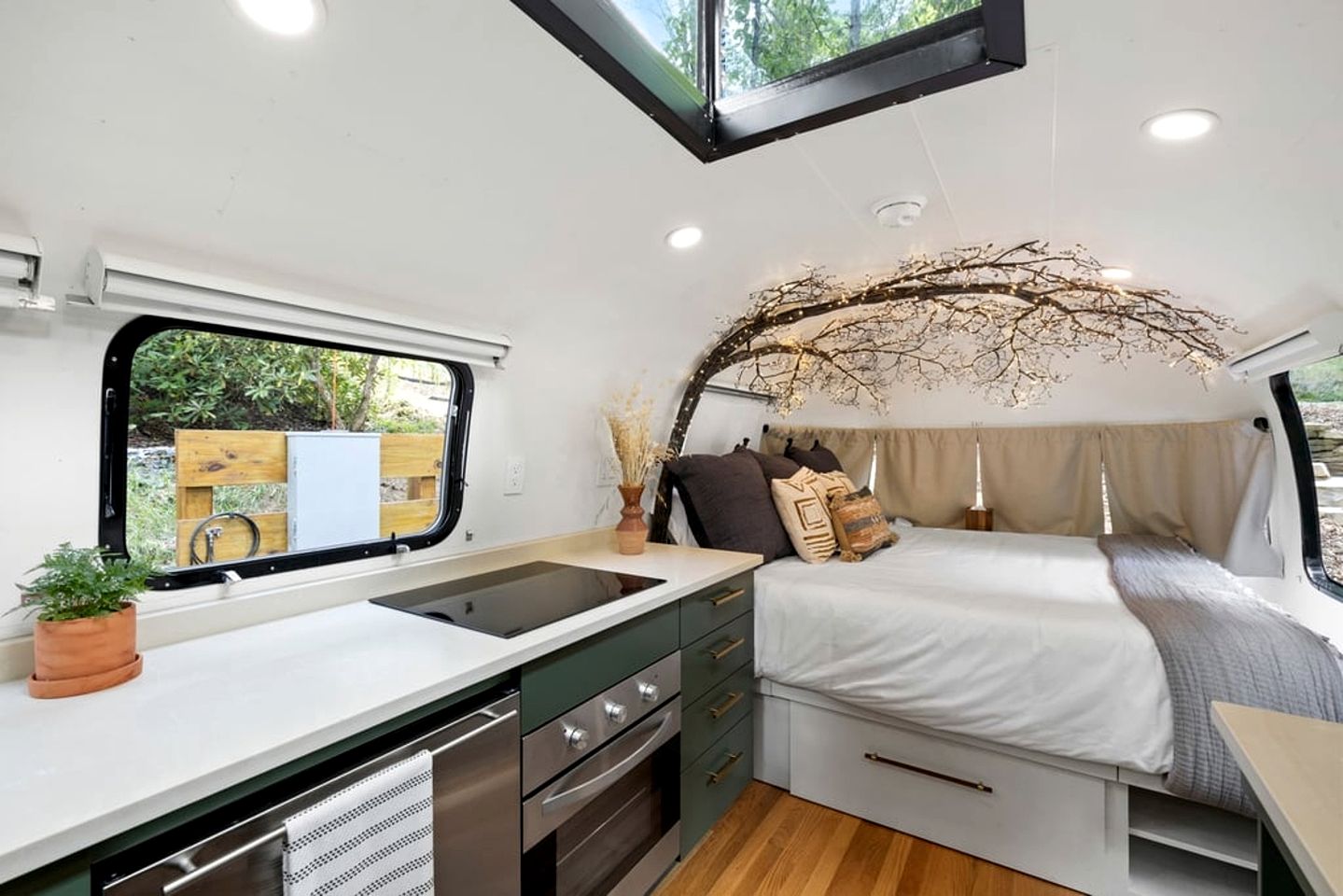 Glamping Getaway in Pisgah Forest in this Lovely Airstream Rental in North Carolina
