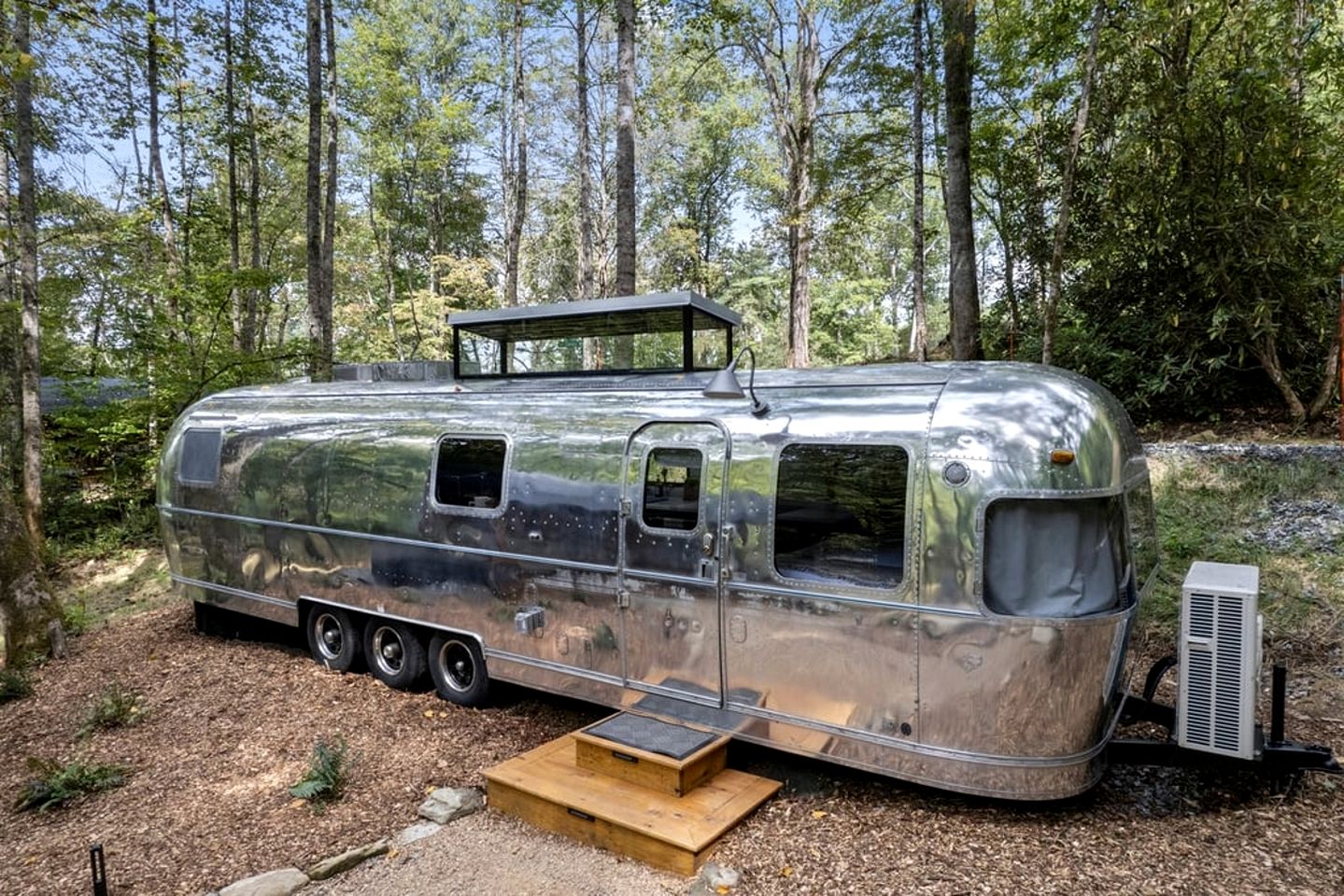 Glamping Getaway in Pisgah Forest in this Lovely Airstream Rental in North Carolina