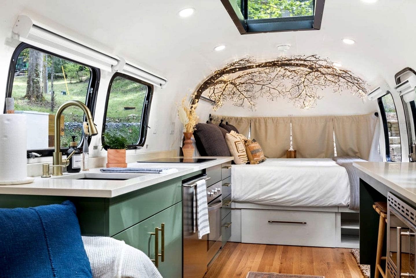 Glamping Getaway in Pisgah Forest in this Lovely Airstream Rental in North Carolina
