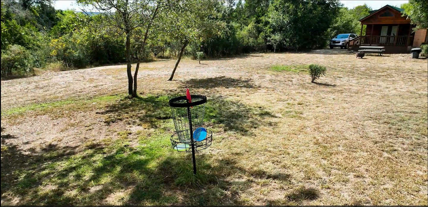 Rustic Bell Tent Rental with a Fire Pit for a Glamping Getaway in Nature near San Antonio, Texas