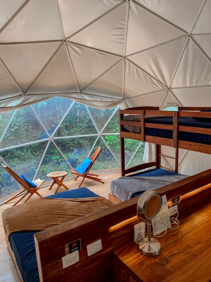 Glamping Getaway Domes for a Coastal Vacation in Tulum, Mexico