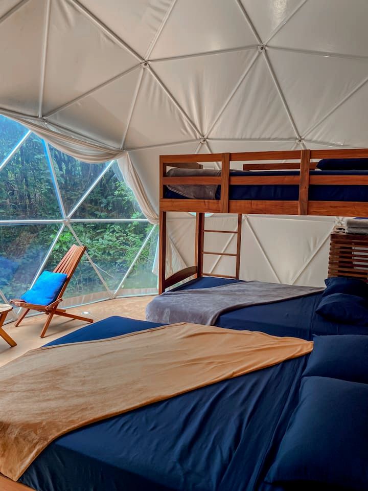 Glamping Getaway Domes for a Coastal Vacation in Tulum, Mexico