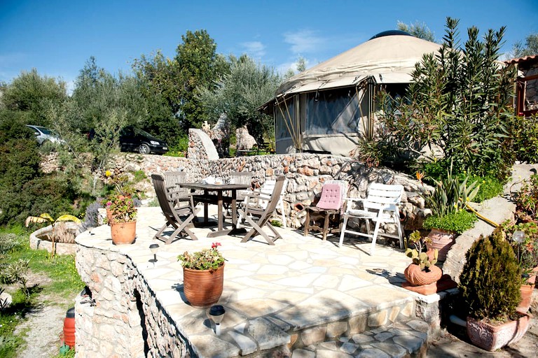 Yurts (Kalamata, Peloponnese, Greece)