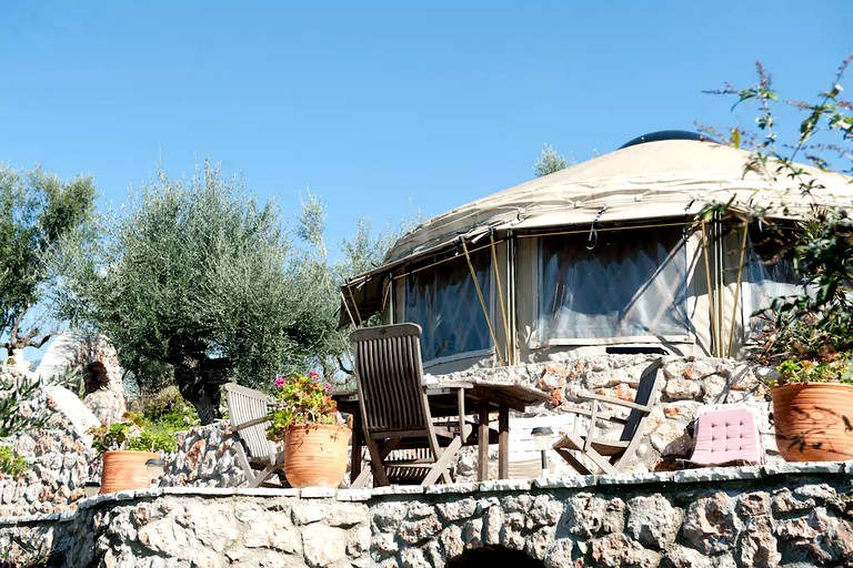 Yurts (Kalamata, Peloponnese, Greece)