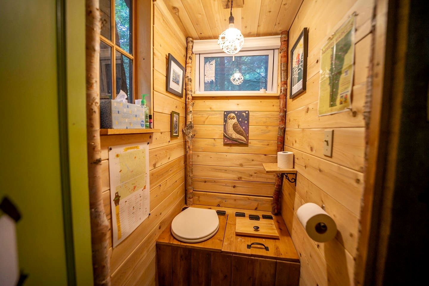 Cozy Treehouse with Sauna in Hardwick, VT