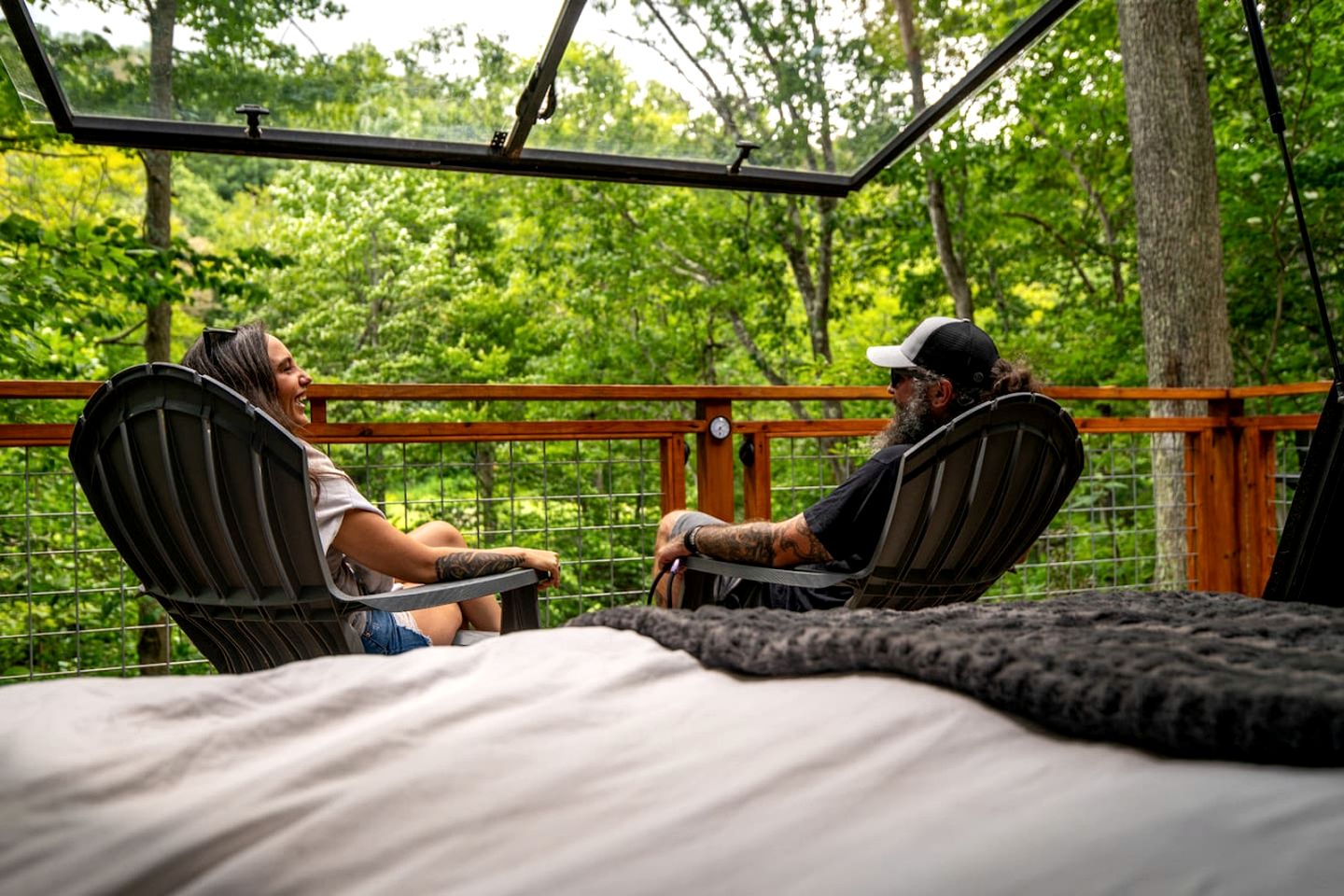 Secluded Off-Grid A-Frame Cabin with Creek Access near Abrams Creek, West Virginia