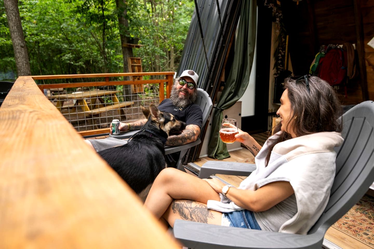 Secluded Off-Grid A-Frame Cabin with Creek Access near Abrams Creek, West Virginia