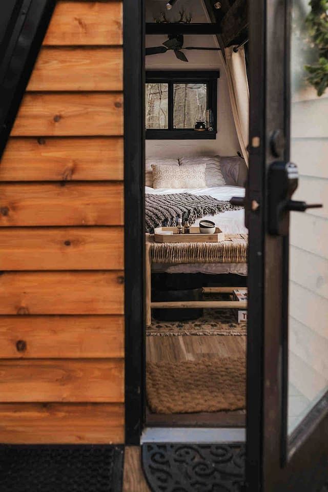 Secluded Off-Grid A-Frame Cabin with Creek Access near Abrams Creek, West Virginia