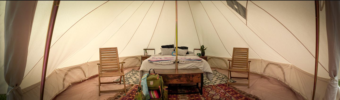 Experience Under the Stars: Luxury Bell Tent Glamping in Marion, NC